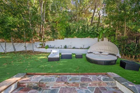 Gated White Estate with Pool and Lounge Patios, photo 8