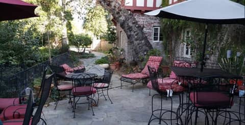 Storybook Tudor Mansion with Library and Courtyard, photo 8