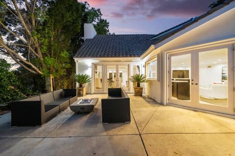 Gated White Estate with Pool and Lounge Patios, photo 6