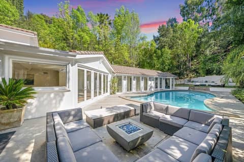 Gated White Estate with Pool and Lounge Patios, photo 5
