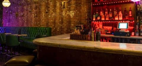 Old-World Speakeasy Bar with Fireplace, photo 8