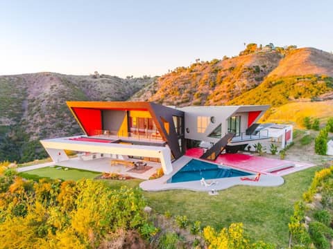 Futuristic Cliff-Top Estate with Infinity Pool