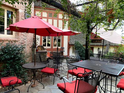 Storybook Tudor Mansion with Library and Courtyard, photo 9