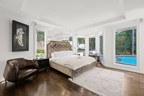 Gated White Estate with Pool and Lounge Patios, photo 9