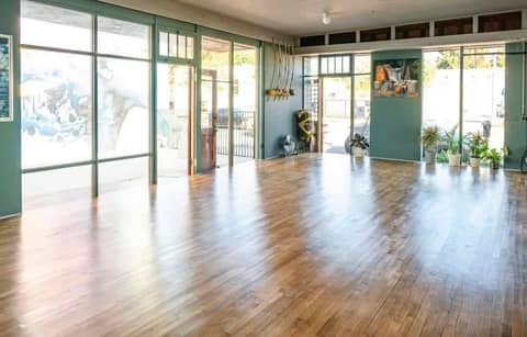 Sunlit Dance Studio with Mirror Wall