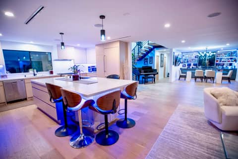 Modern View Home with Glowing Floating Staircase, photo 6
